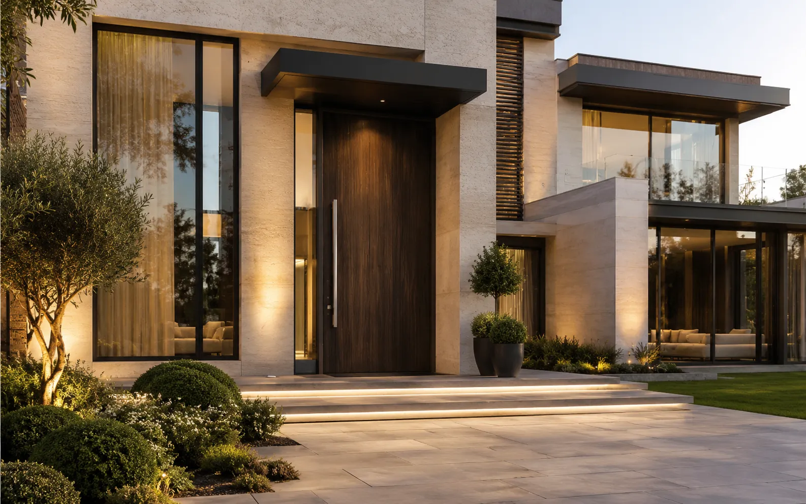 Doors and windows for villa building material project