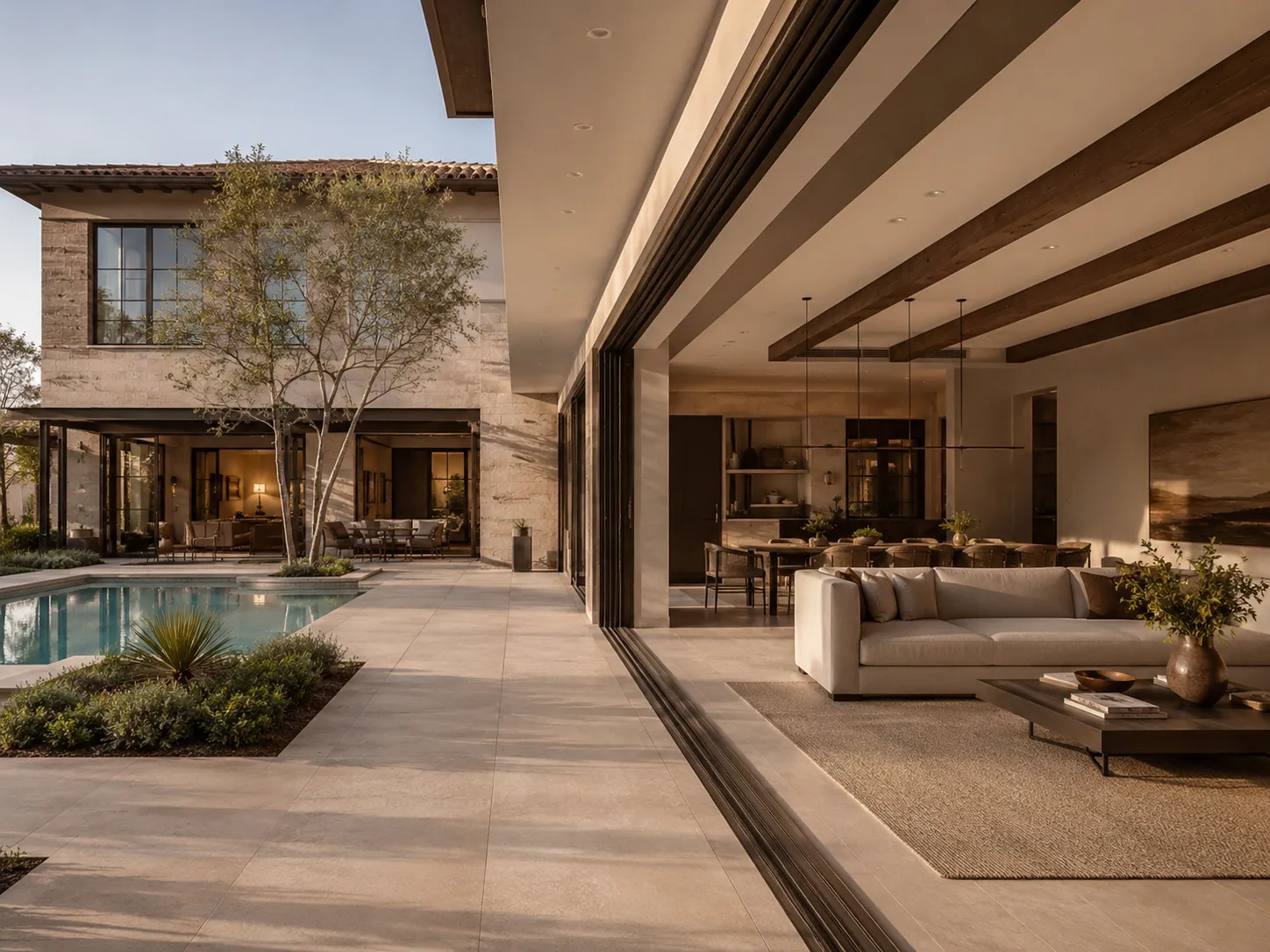 Villa residence building material design project